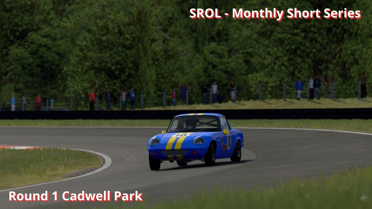 Assetto Corsa  -  SROL's Monthly Short Series - R1 Cadwell Park |  Links in the description.