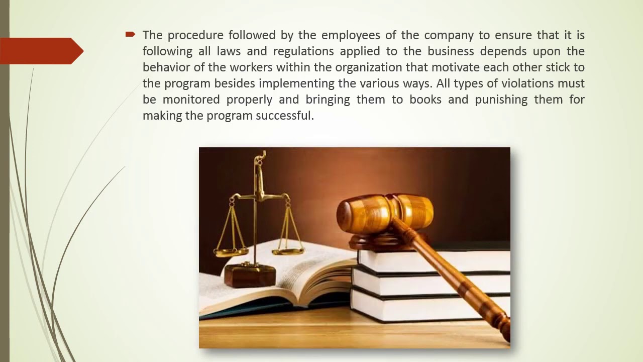 Corporate Compliance law