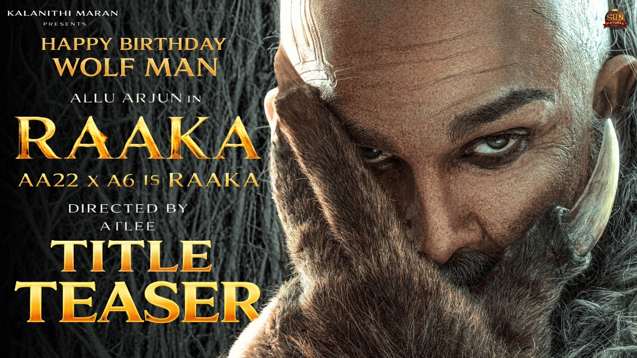 RAAKA - Title Teaser ( Telugu ) | Allu Arjun | Deepika Padukone | Atlee | Kavya Maran | Sun TV