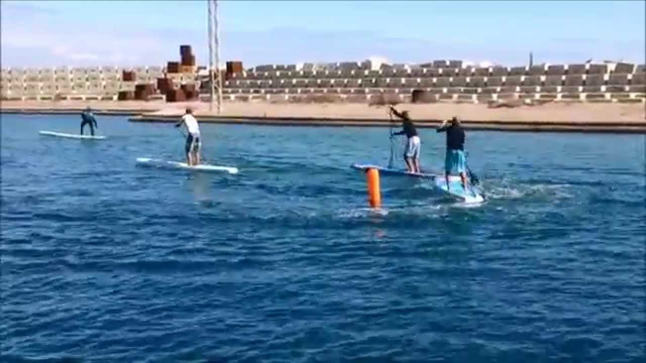 Pr&aacute;ctica Race - Giro de boya (SUP Race practice buoy turn)