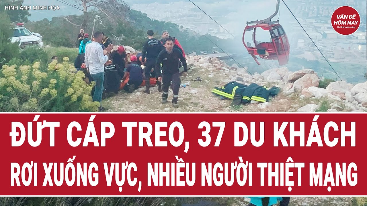 Thời sự hôm nay 14/2: Tai nạn không tưởng, đứt cáp treo, người rơi vực, người mắc kẹt