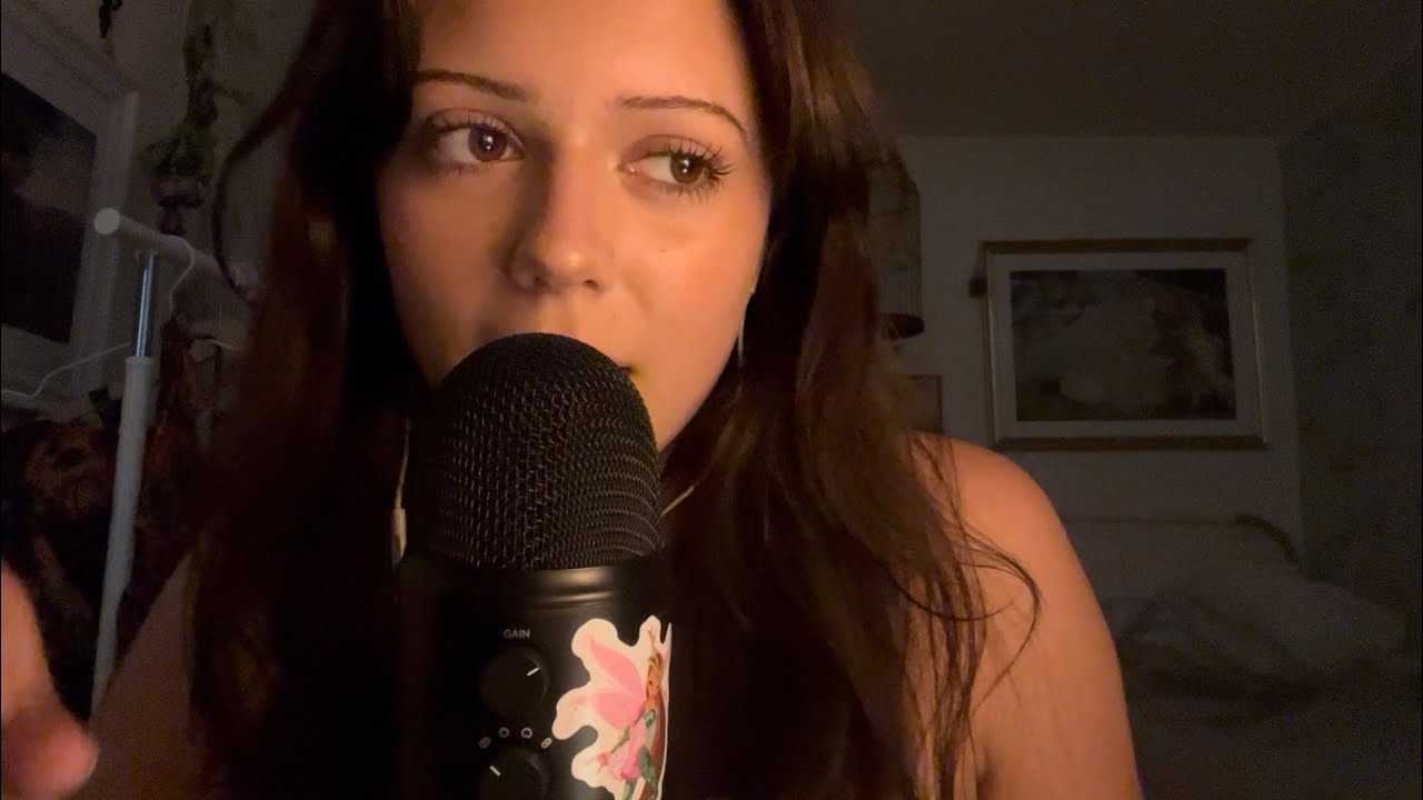 ASMR close and clicky whispers