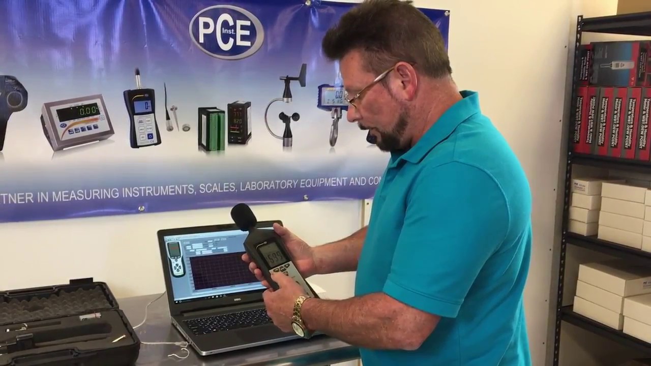 How to Use the Sound Level Meter PCE-322A