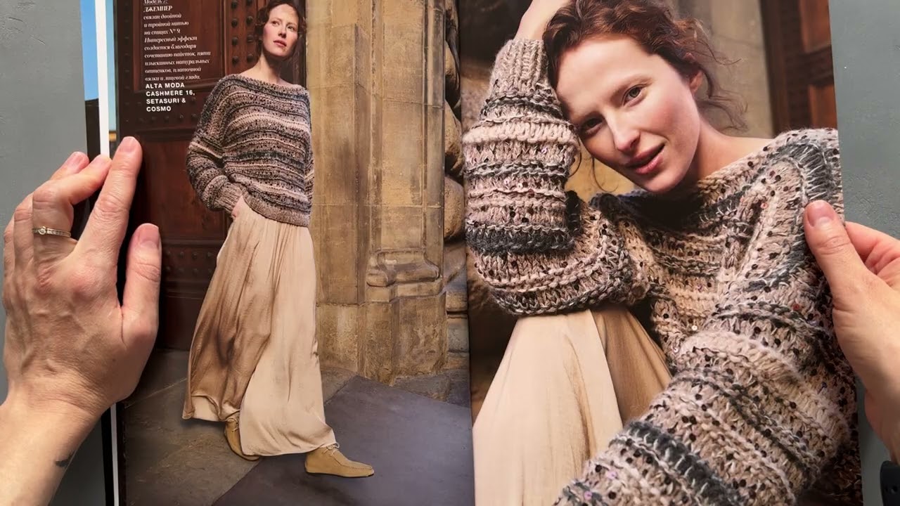 Визуально-вязальный обзор журнала Lana Grossa Nera №1