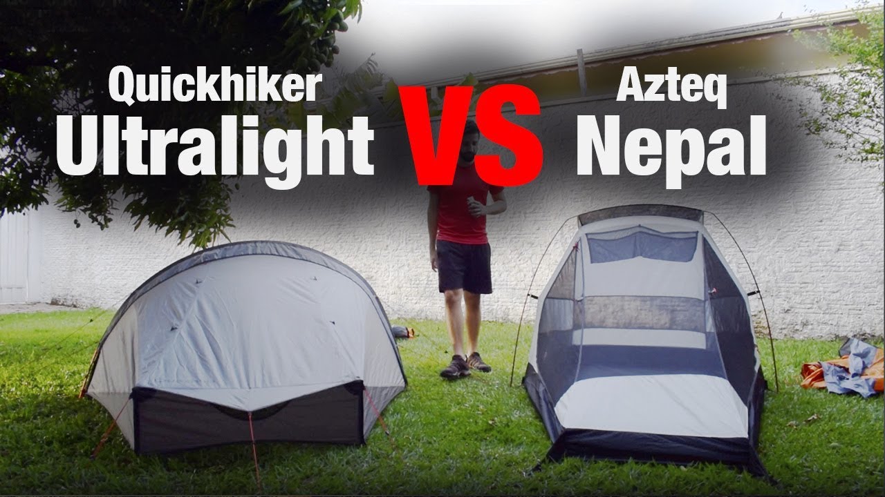 COMPARATIVO Azteq Nepal VS Quickhiker UltraLight 2