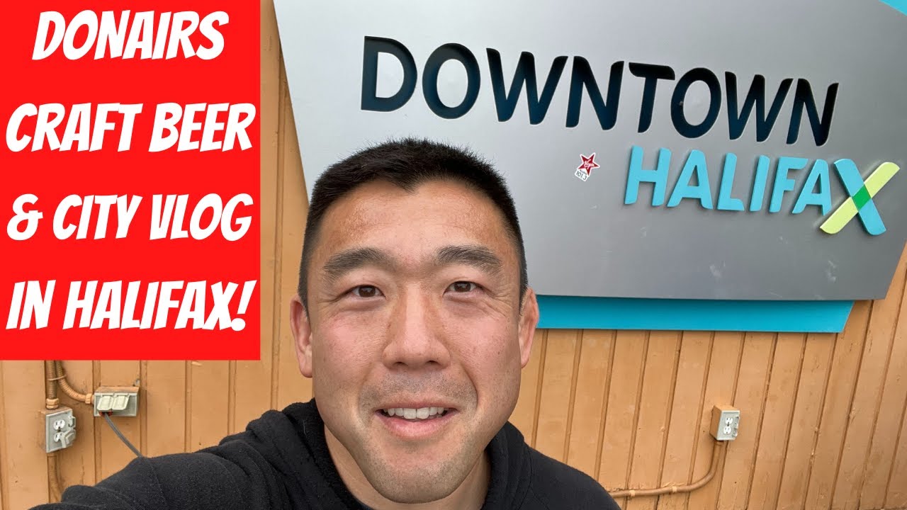 Halifax Food Vlog. Best Donair & Beer.