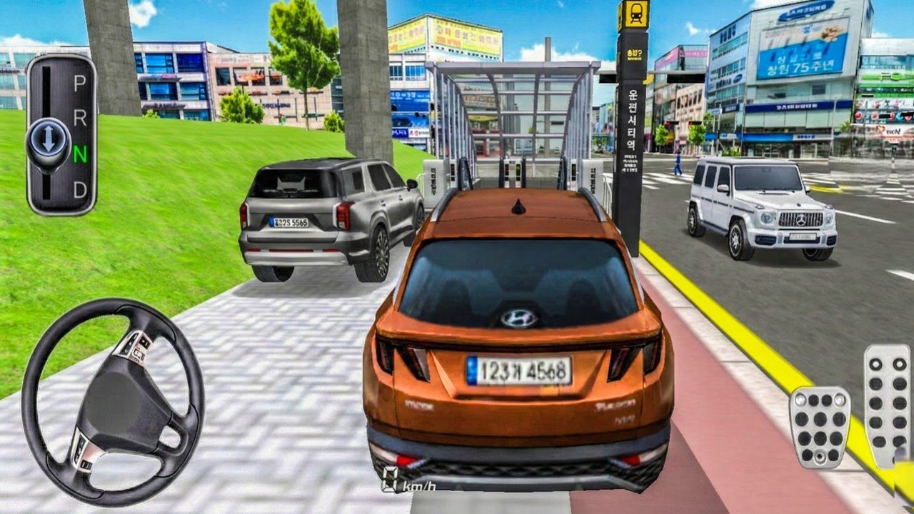 New Hybrid Car Hyundai Tucson For parking & City Road driving–3d driving class games 2026–car game