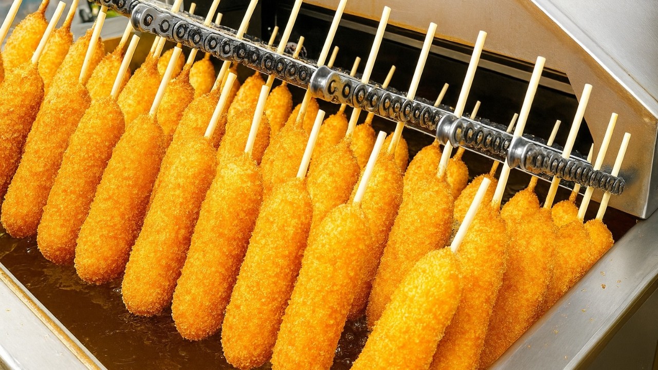 How CORNDOGS Are Made | Inside The Factory | Full Factory Process