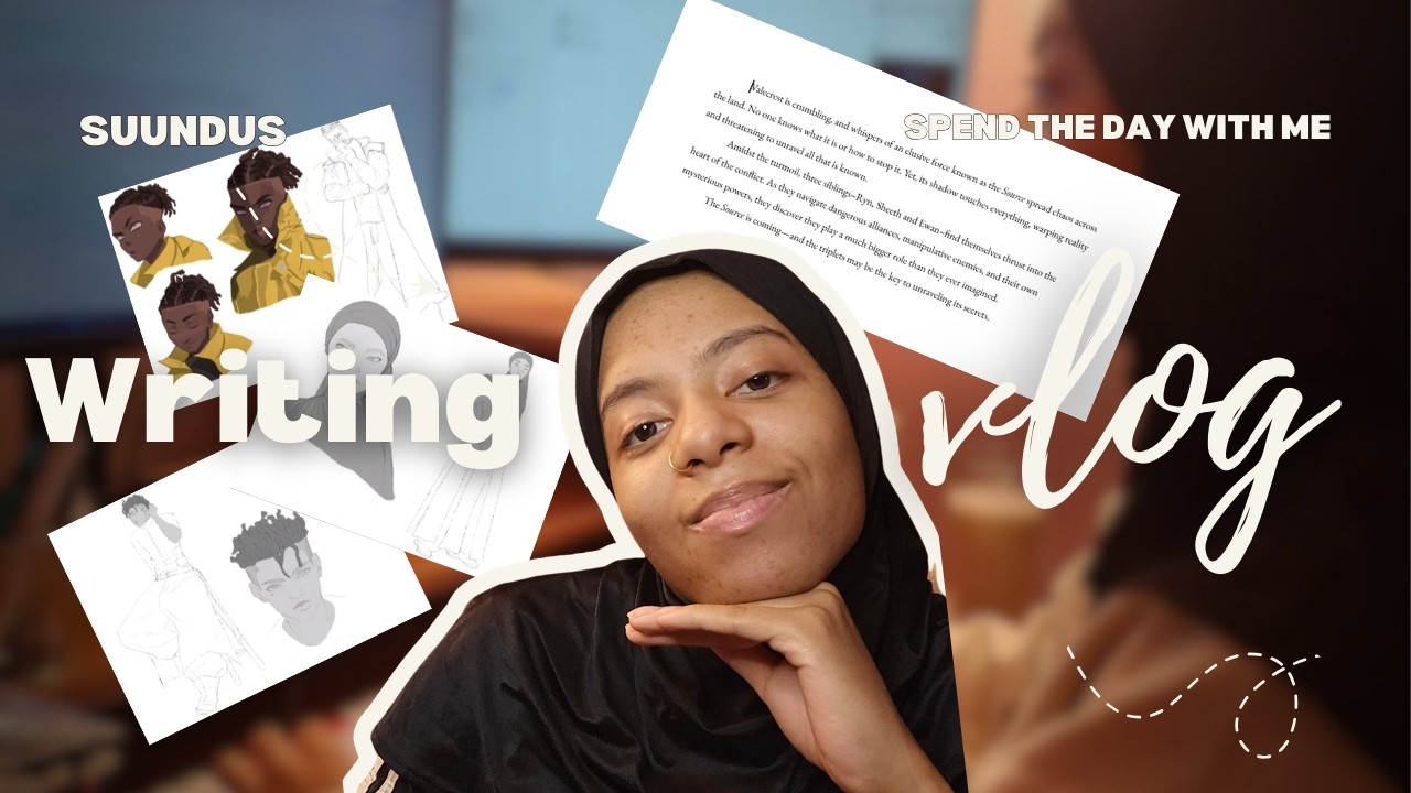 Get to know my novel | Writing vlog ✍🏾📙📑