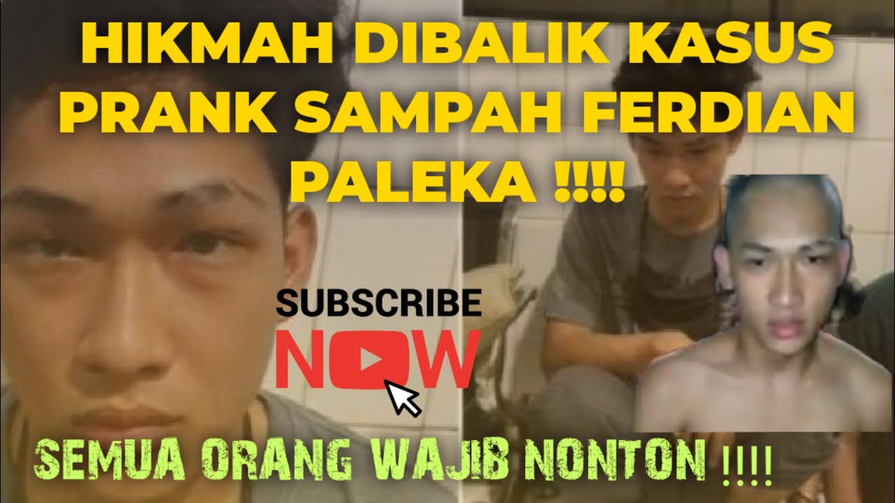 HIKMAH DIBALIK KASUS PRANK SAMPAH FERDIAN PALEKA !!!! #ferdianpaleka #pranksampah