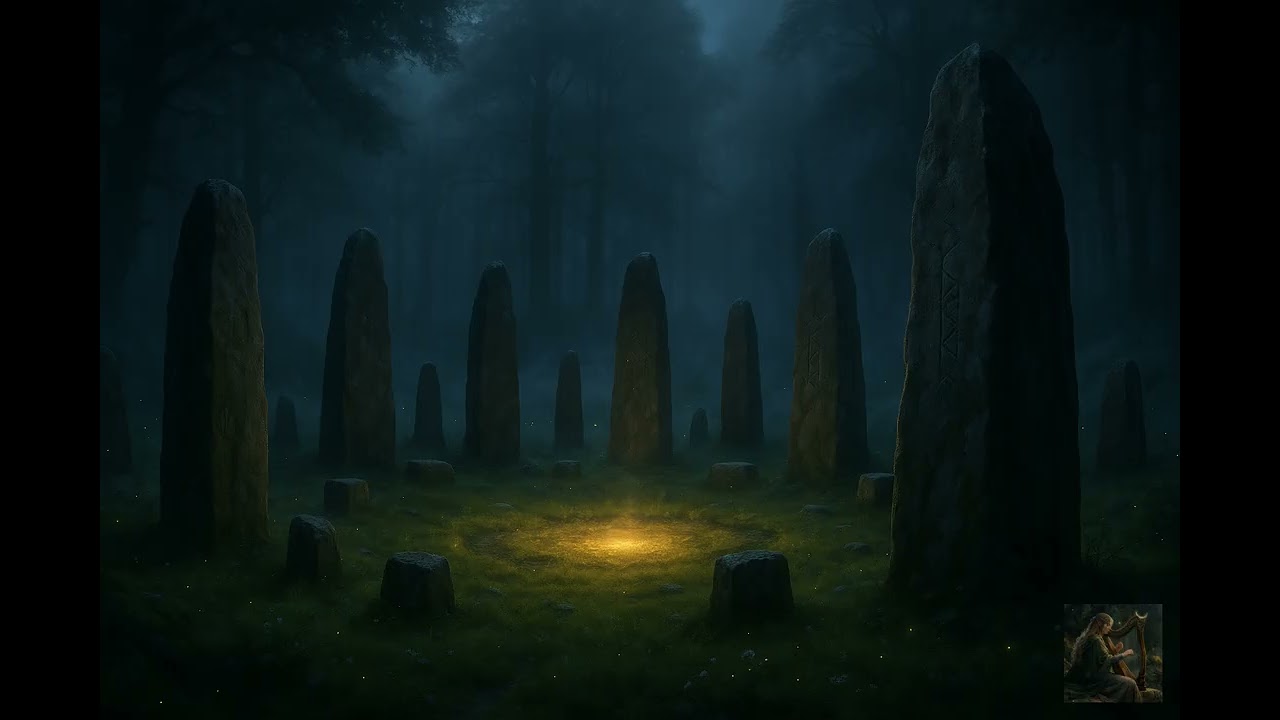 Magical Celtic Fantasy Harp Instrumental for Focused Work & Worldbuilding (No Lyrics) - Vol. 129