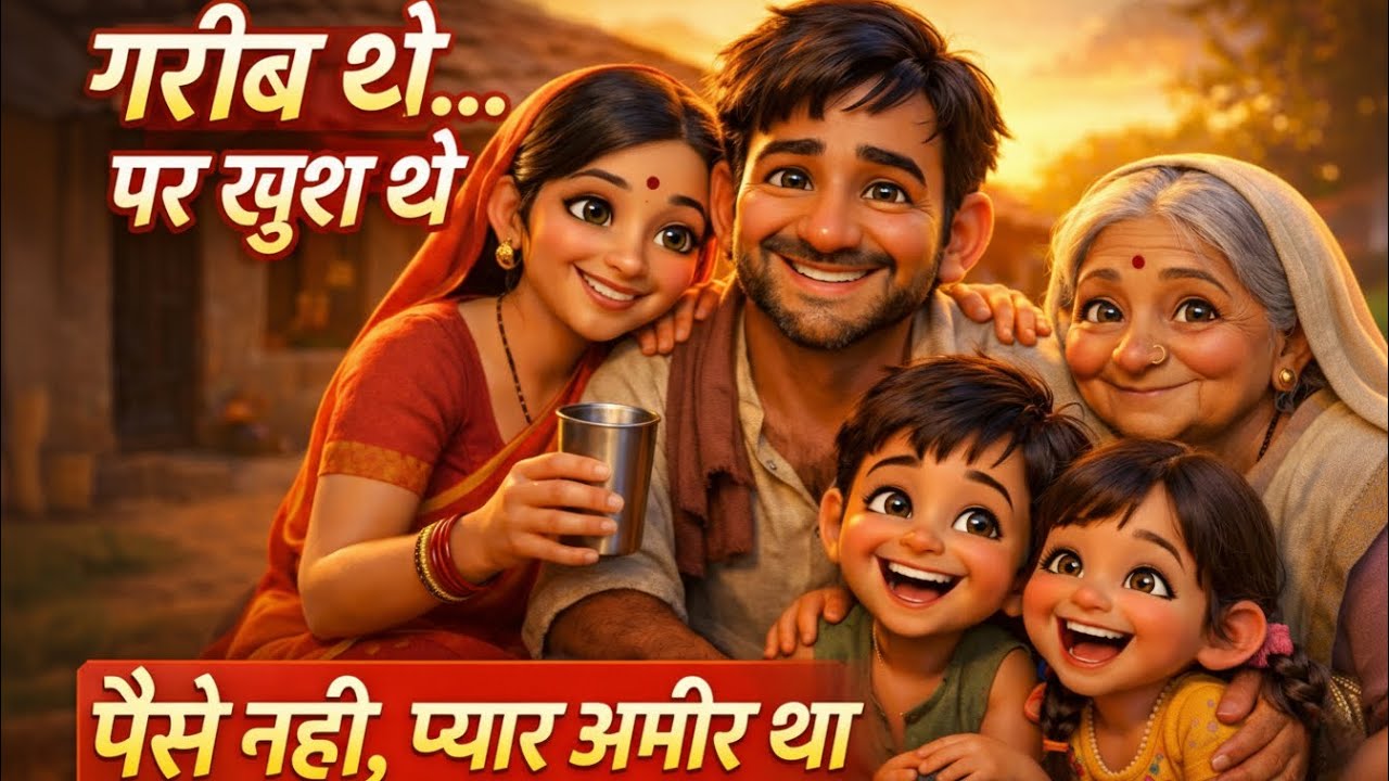 पैसों की कमी, प्यार की भरमार | Emotional Family Story. Creation by Akash. ￼