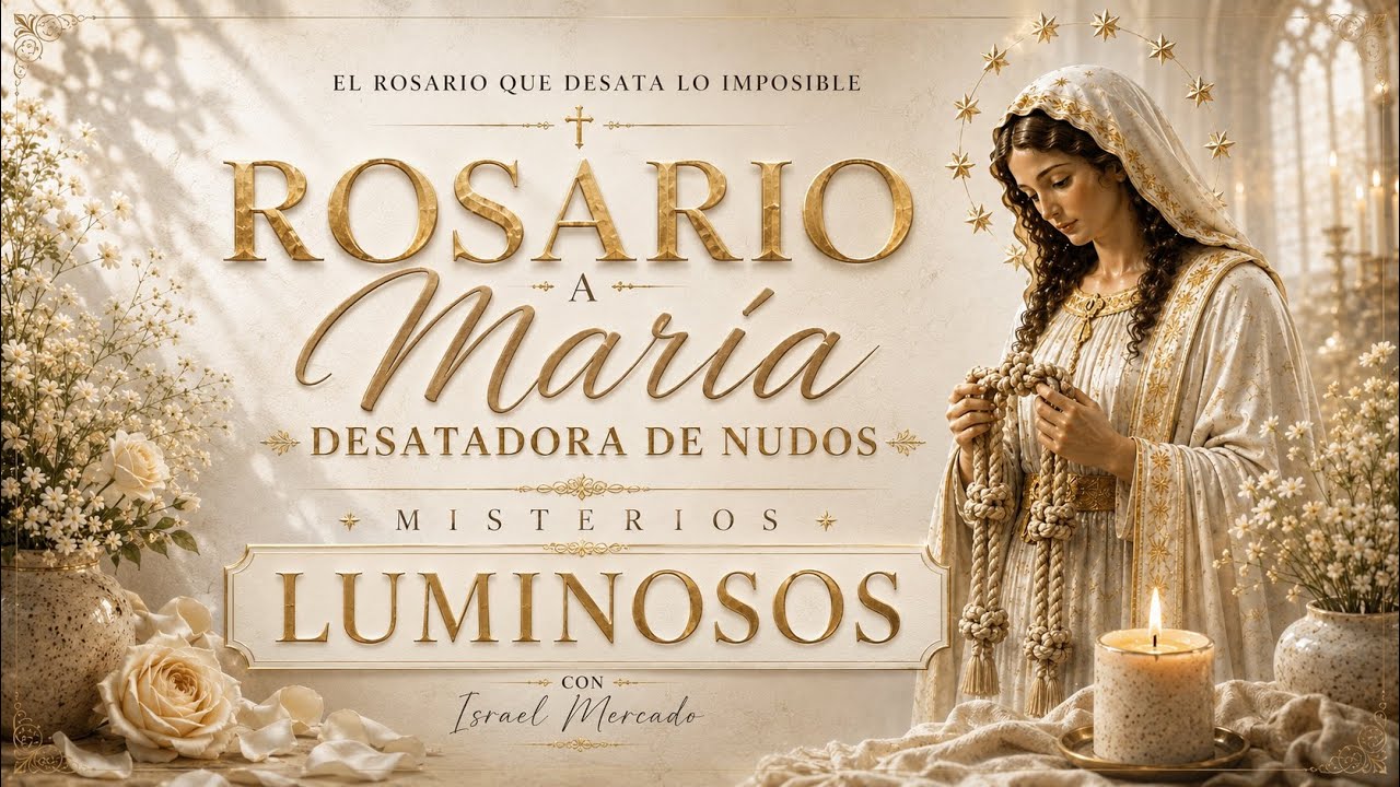 Santo Rosario a María Desatadora de Nudos (Misterios Luminosos) - Israel Mercado [Sin letanía]
