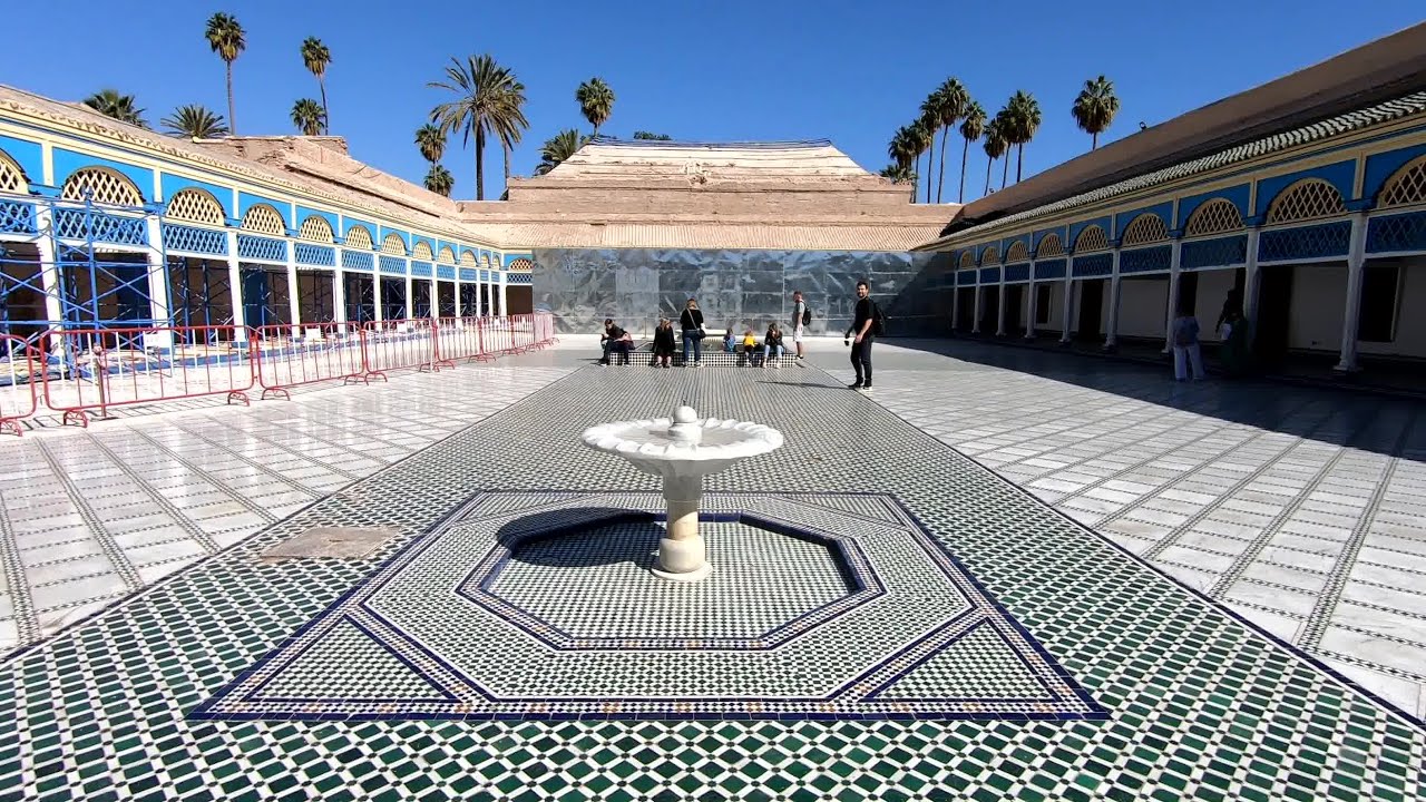 The Bahia Palace in Marrakech, Morocco