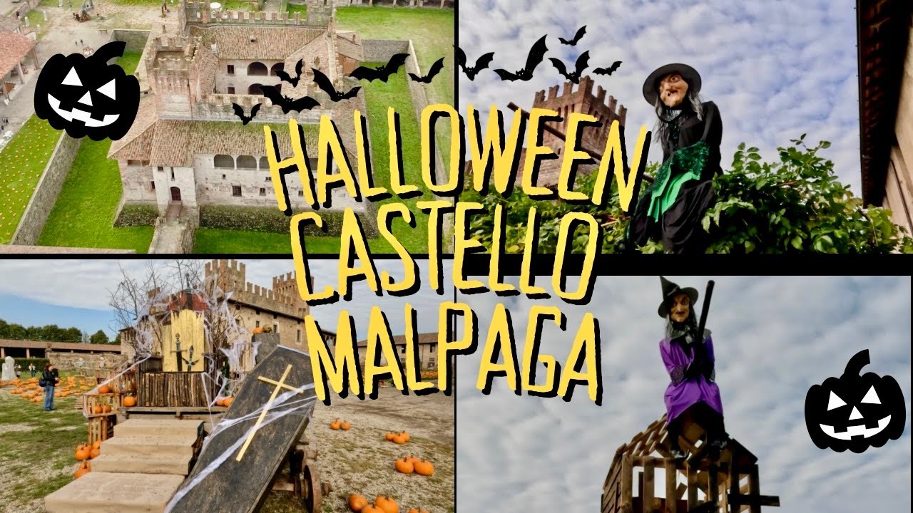 Halloween al Castello di Malpaga brividi 4k drone