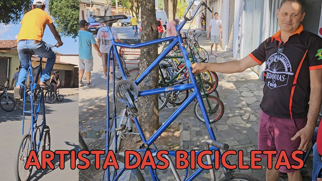Zé Cruz é o artista das bicicletas de Taiobeiras