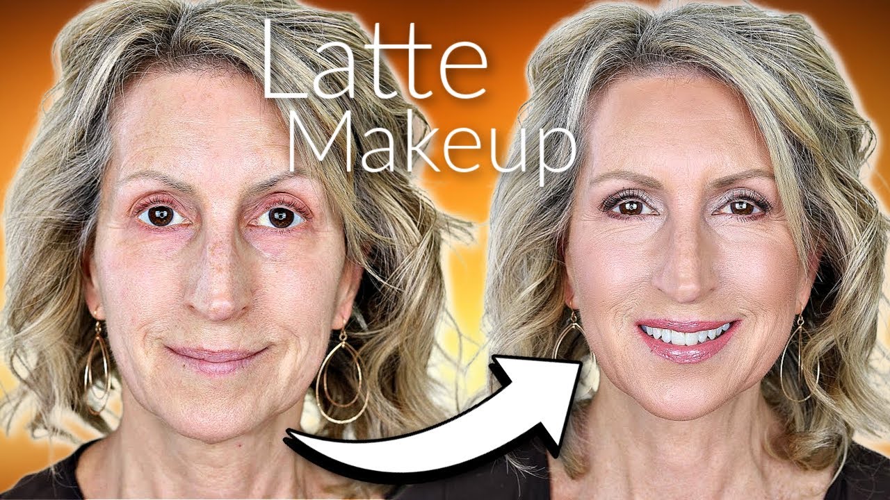 Latte Makeup Look that WON'T AGE YOU! | OVER 50 MATURE SKIN