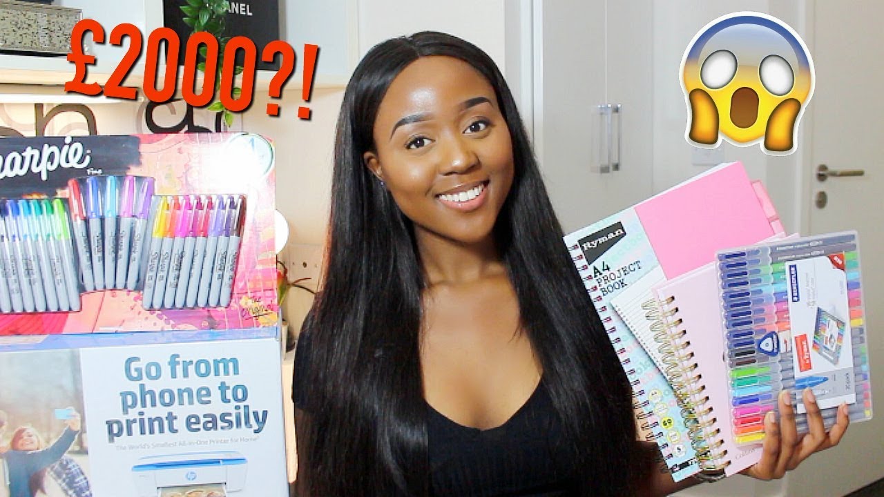 HUGE University Stationary Supplies Haul  (INSANE) | ad