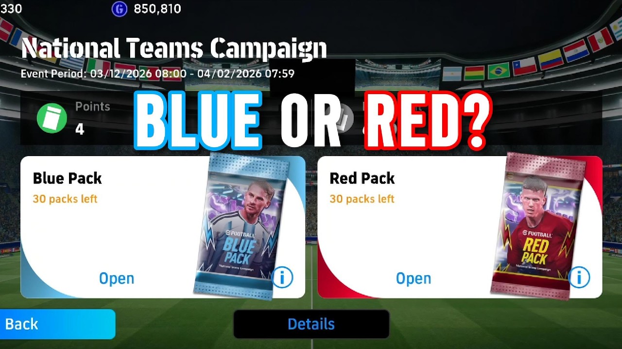 Which one is better?🤔 National Teams Campaign - eFootball 2026