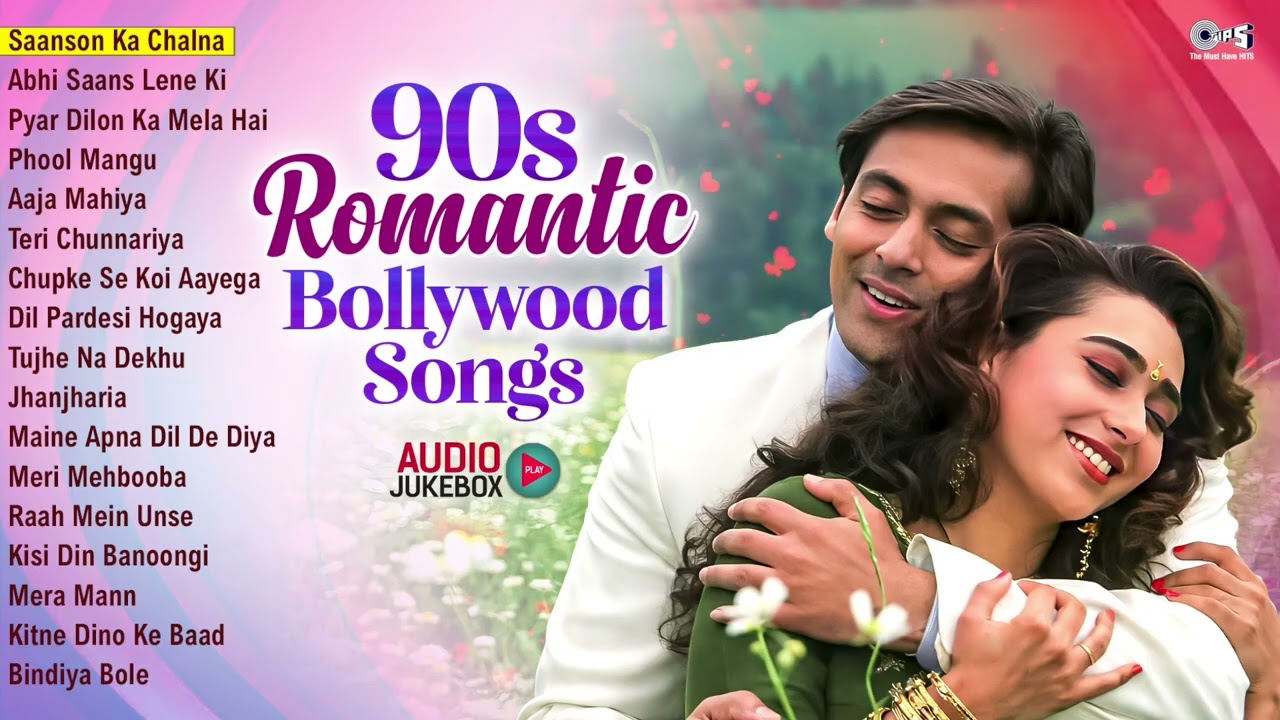 90's Romantic Bollywood Songs  90's Evergreen Hindi Songs  Bollywood Hindi Songs  Hindi Gana   Tips