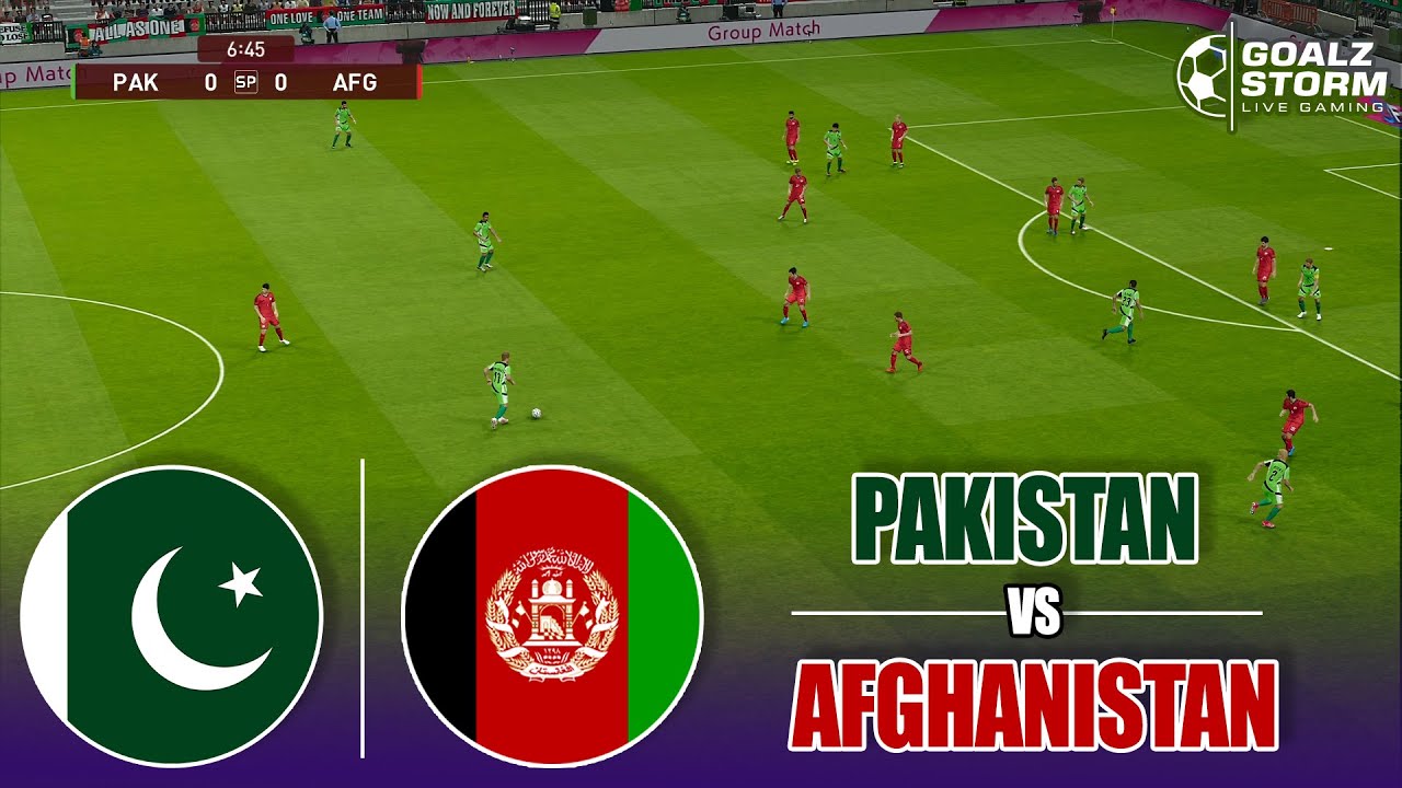 ⚽Pakistan vs Afghanistan | International Friendly Match | Game Simulation | PES 21