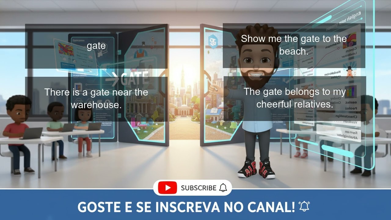 E aí, galera! Descubra o segredo do 'gate' em inglês!