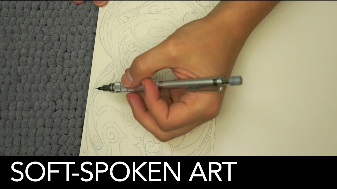 1hr Drawing and Softly Speaking - ASMR