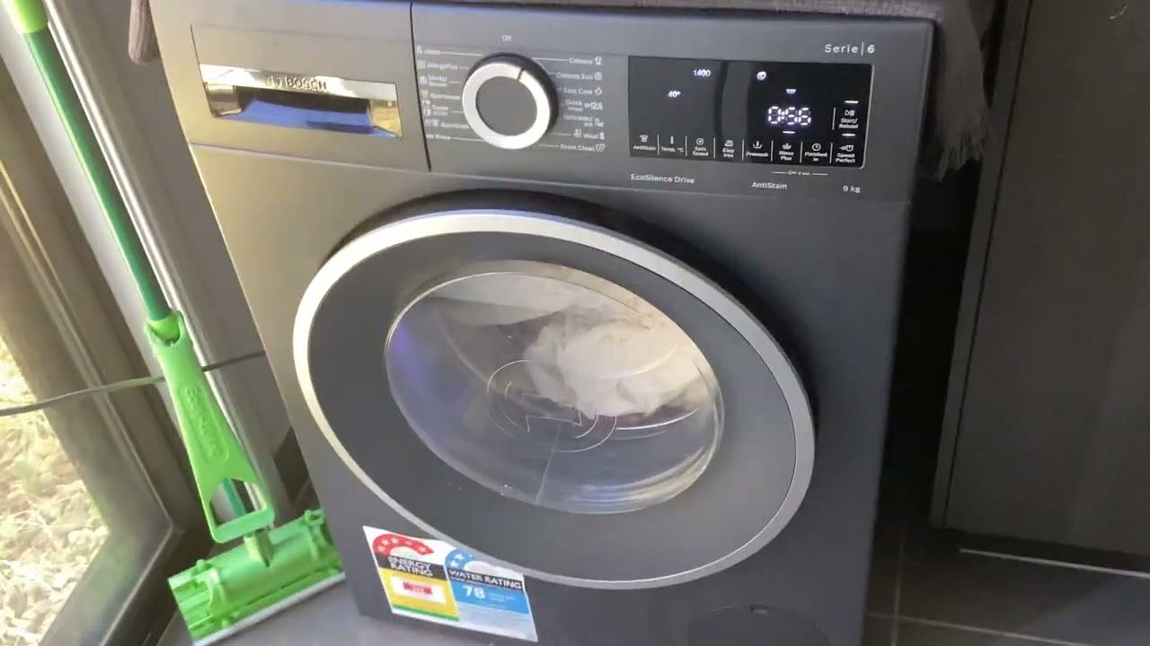 Bosch Serie 6 WGG2449RAU/01 - first interm spin with sudslock and endless balancing