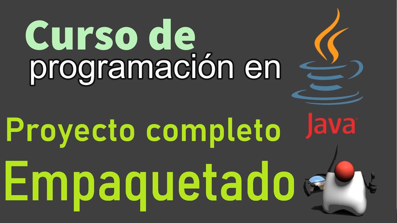 Curso de Java desde Cero | PROYECTO COMPLETO, EMPAQUETADO EN JAVA (video 128)