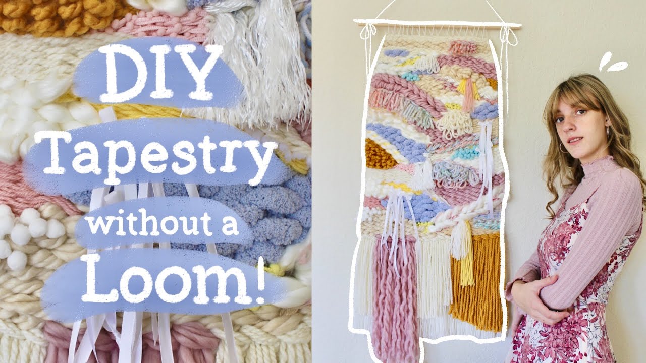 DIY Tapestry Weaving Without a Loom | Beginner Friendly Tutorial