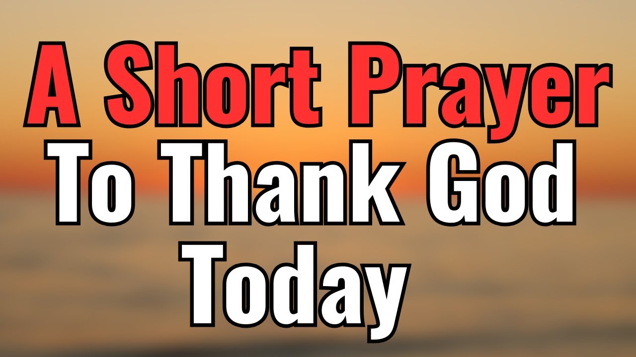 A Powerful Morning Prayer to Thank God Today | Lord Thank You For Everything, You Are My Shepherd🙏