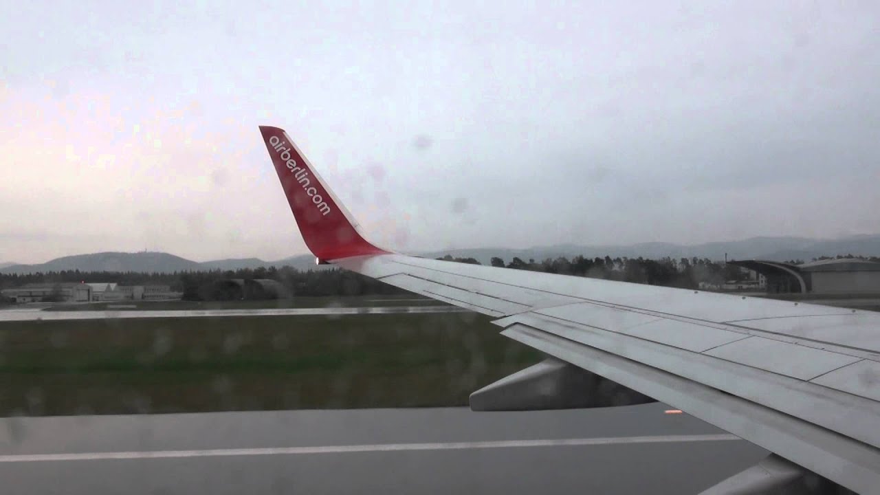 Air Berlin Flug AB6640 Baden-Baden nach Berlin-Tegel 10.04.12 B737-700