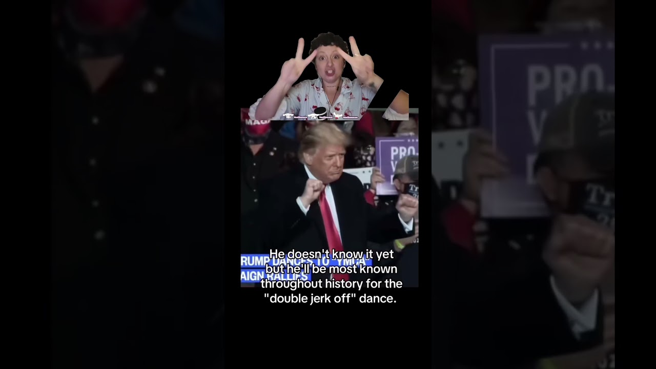 Двойной рывок в танце Трампа #maga #trump #fdt #fafo #america #politics #liberal #usa #funny