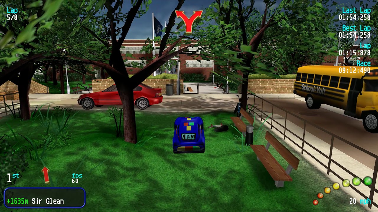 Re-Volt Custom Track School's Out! by Kiwi, 8 Lap Race