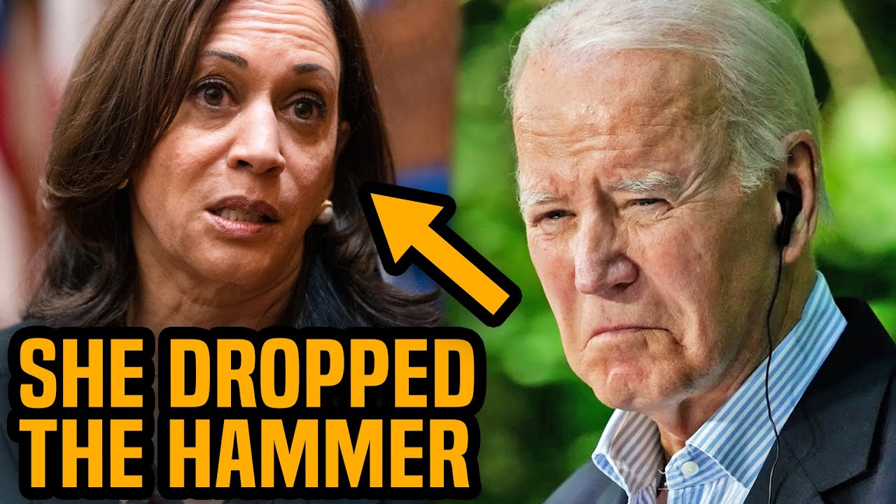 Kamala Harris finally throws Joe Biden under the bus
