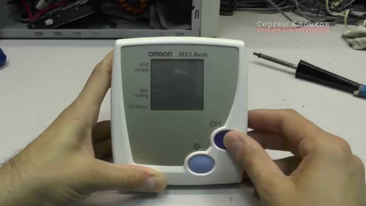 Ремонт дисплея пропадают сегменты тонометр OMRON