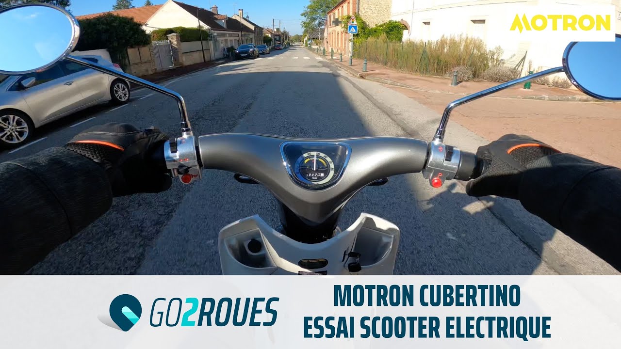 Motron Cubertino - Essai Scooter Electrique 50