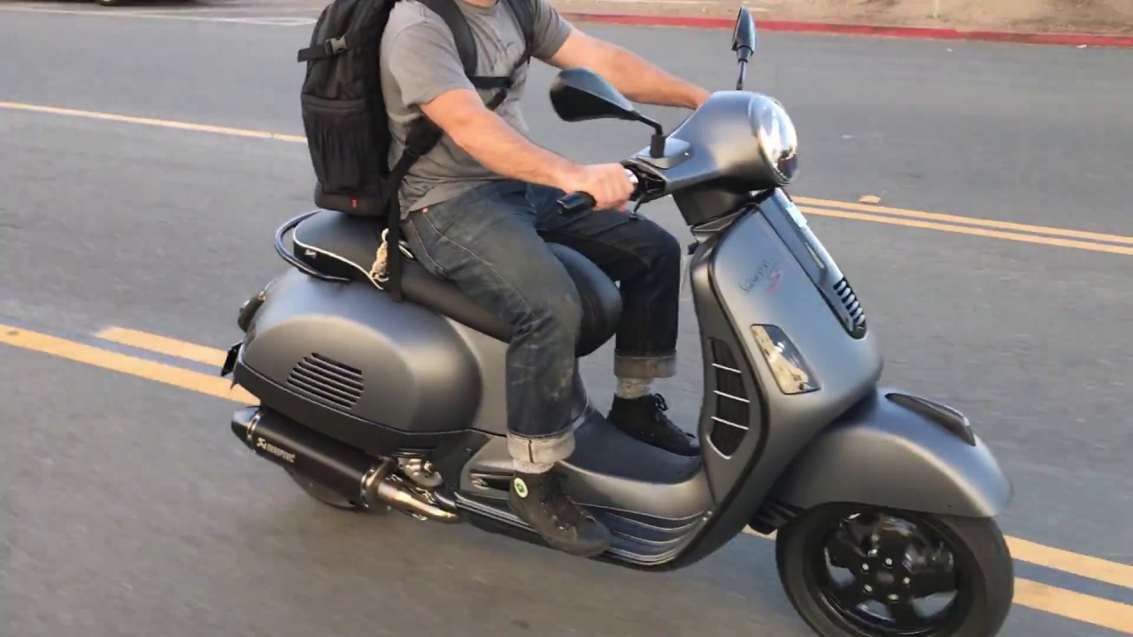 Vespa Motorsport Custom Carbon Fiber Super Sport GTS