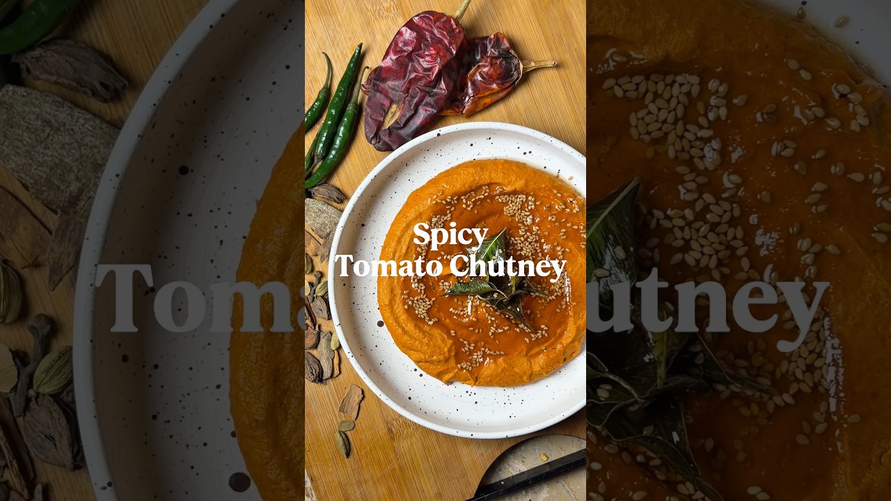 Viral tomatoes chutney subscribe my channel for more #food #viral #recipe