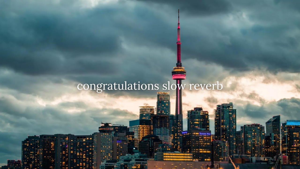 congratulations mac miller piano (slow and reverb) - with toronto ambience
