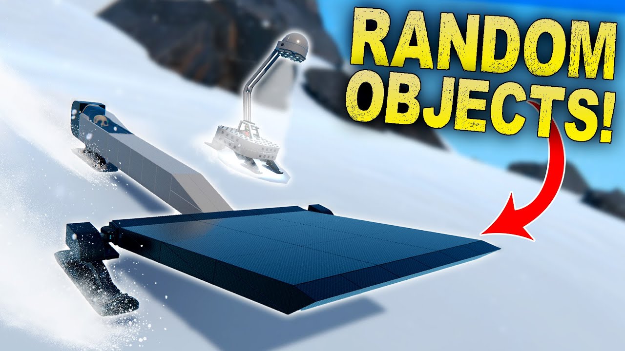 We Transformed RANDOM OBJECTS into Racing Sleds!
