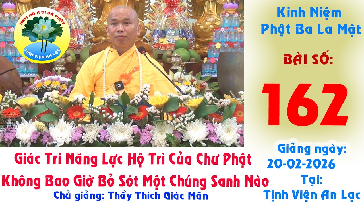 162 Kinh Niệm Phật Ba La Mật Lần 4