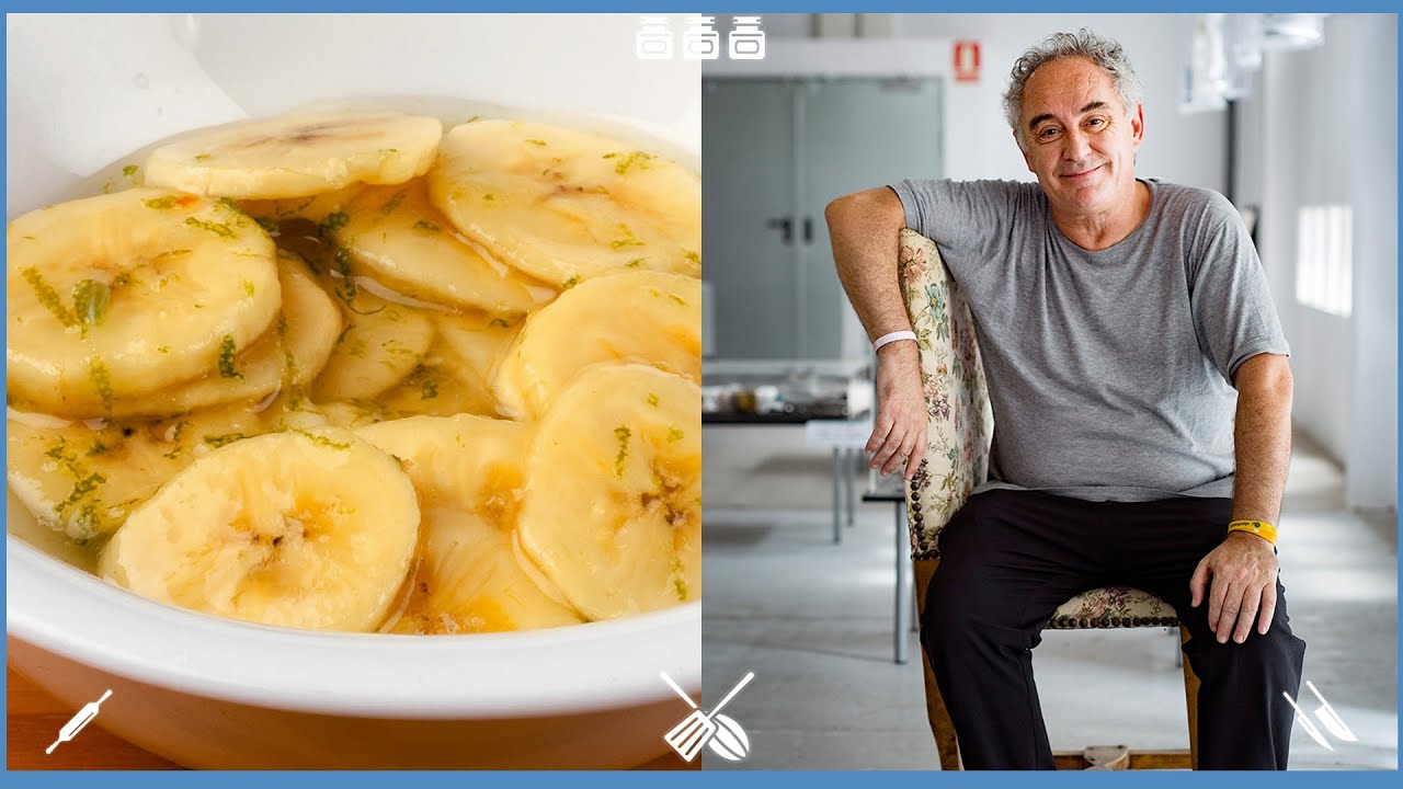 Com fer pl&agrave;tan amb llima? Recepta del cuiner Ferran Adri&agrave;