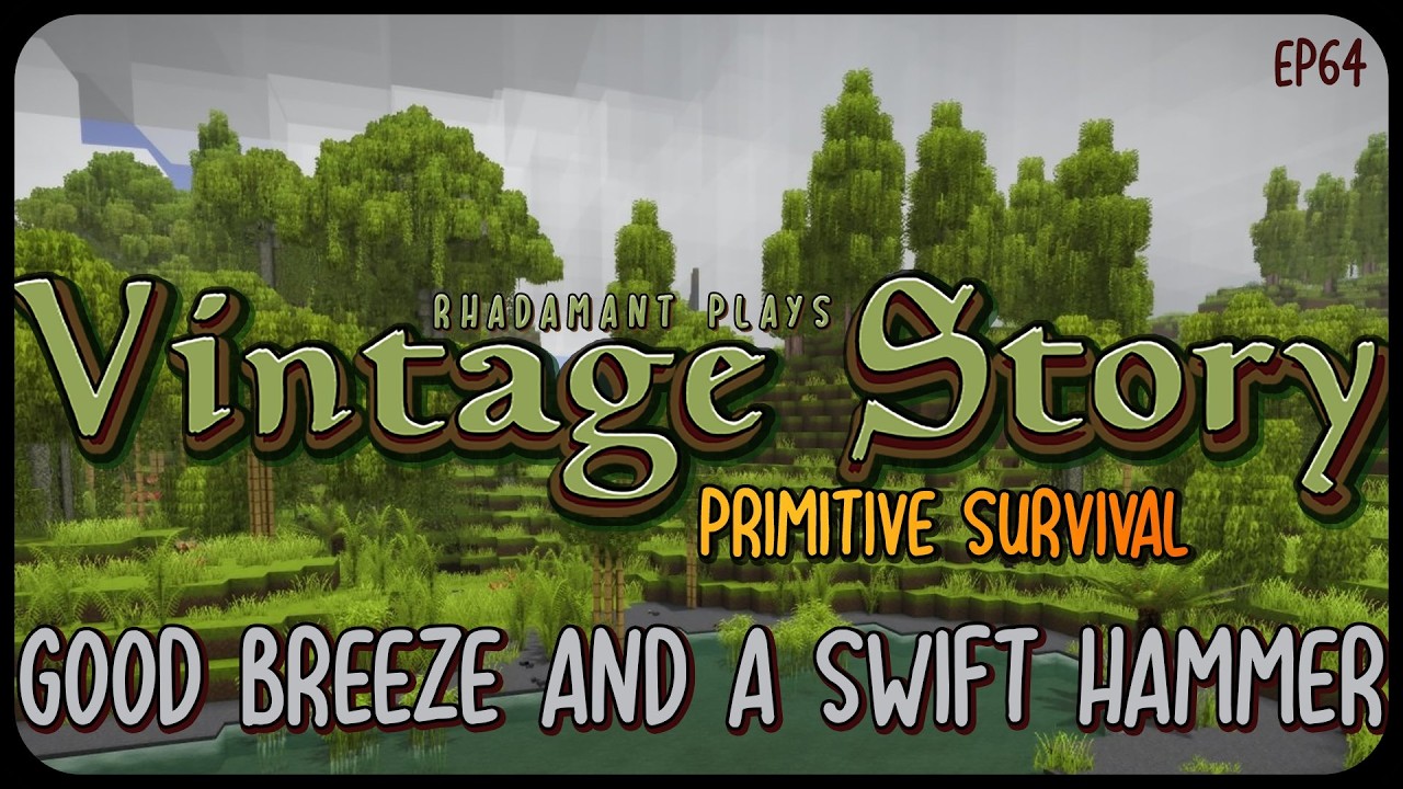Good Breeze and a Swift Hammer in Vintage Story Primitive Survival - Surviving Wilderness // EP64