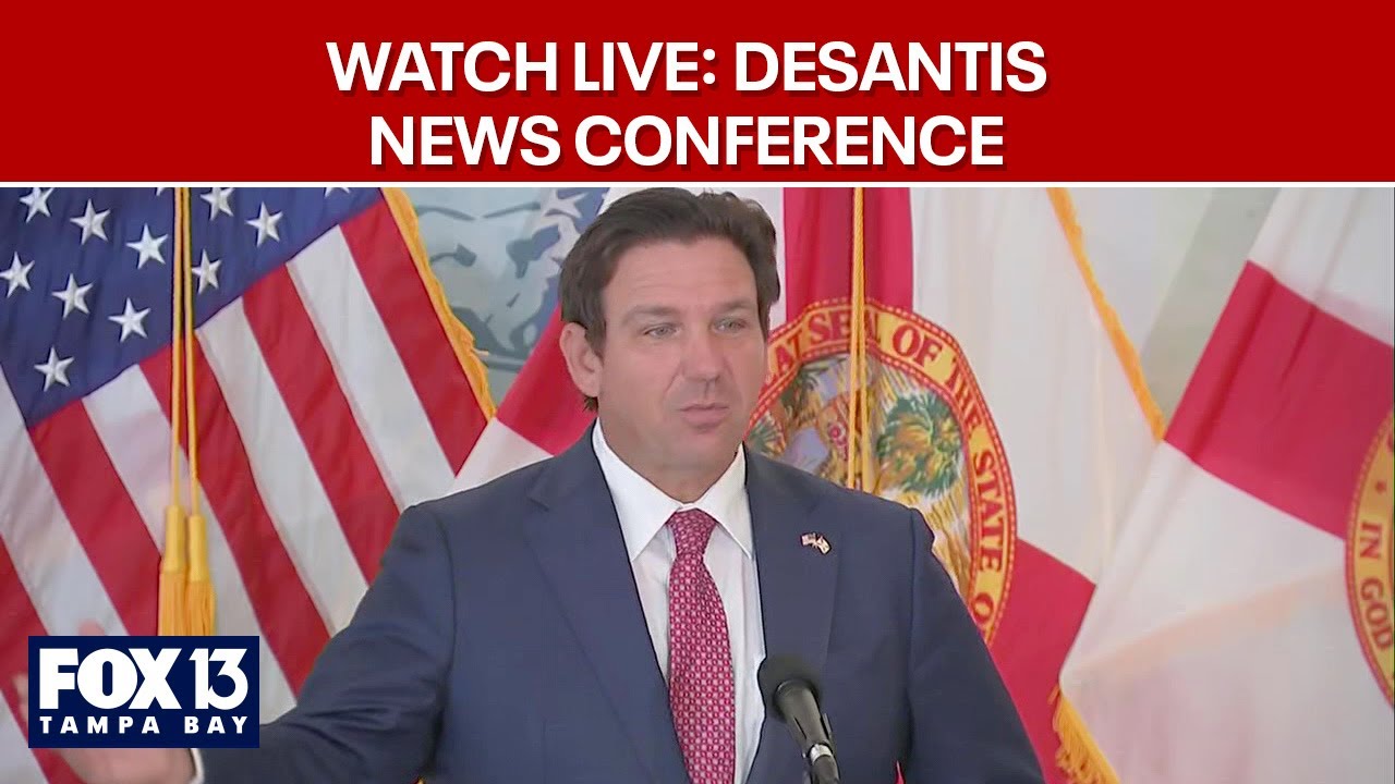 DeSantis news conference in Crystal River | Watch Live