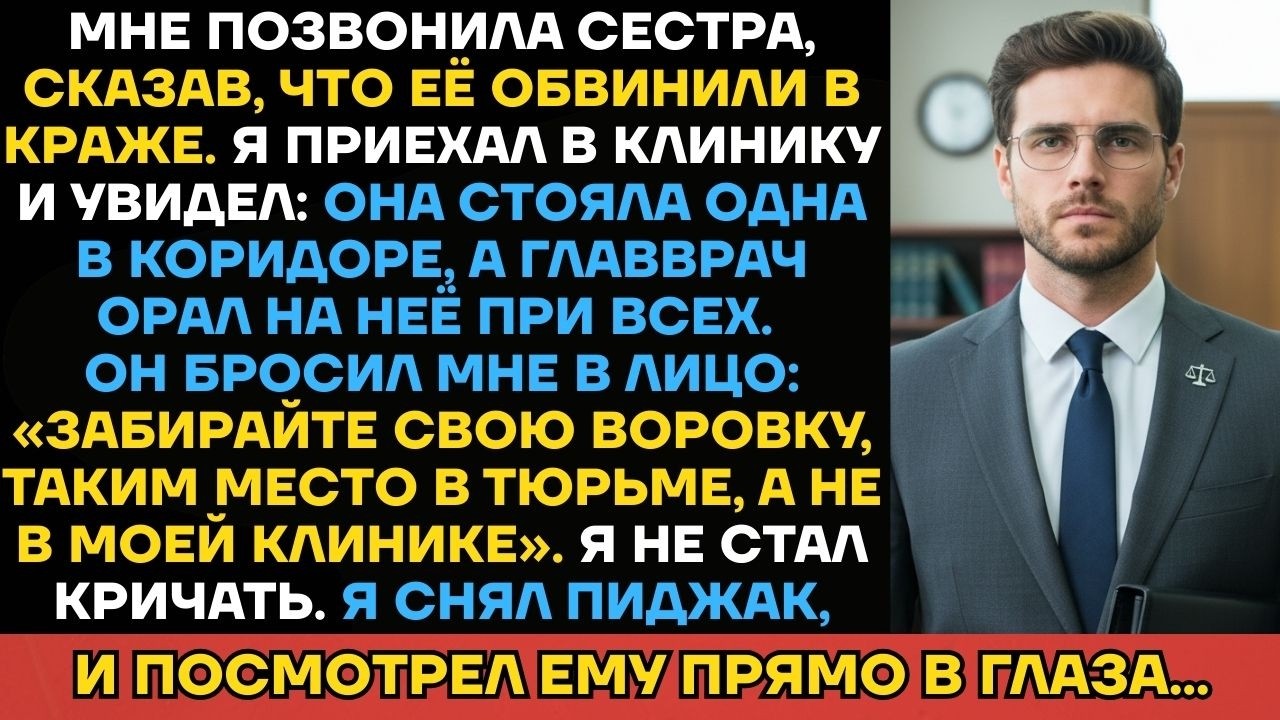 «Убирайся Вон!» — Главврач Унизил Сестру При Всех. Но Узнал, Кто Я — И Сам Попросил Прощения На...