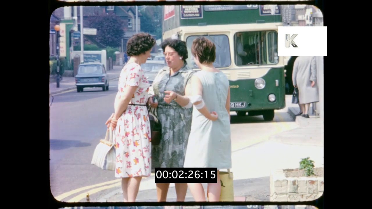1960s English Village, Southborough, Kent, HD from 16mm