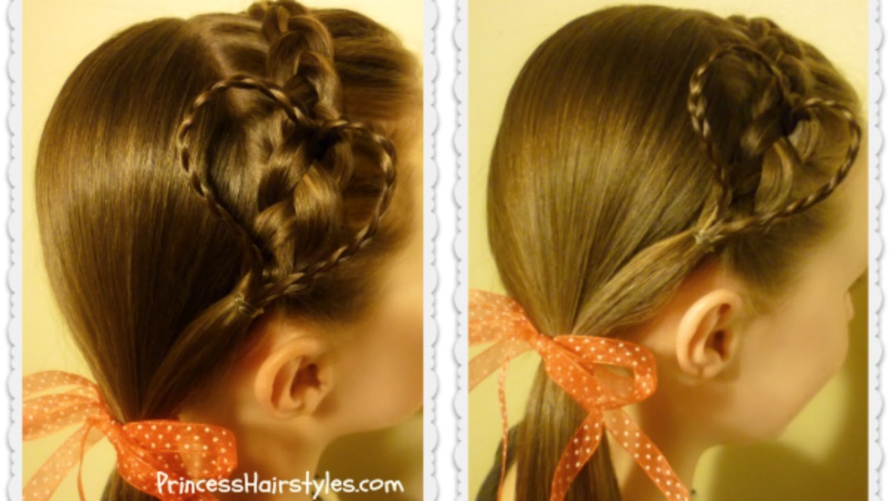 Braided Heart Headband, Valentine's Day Hairstyles