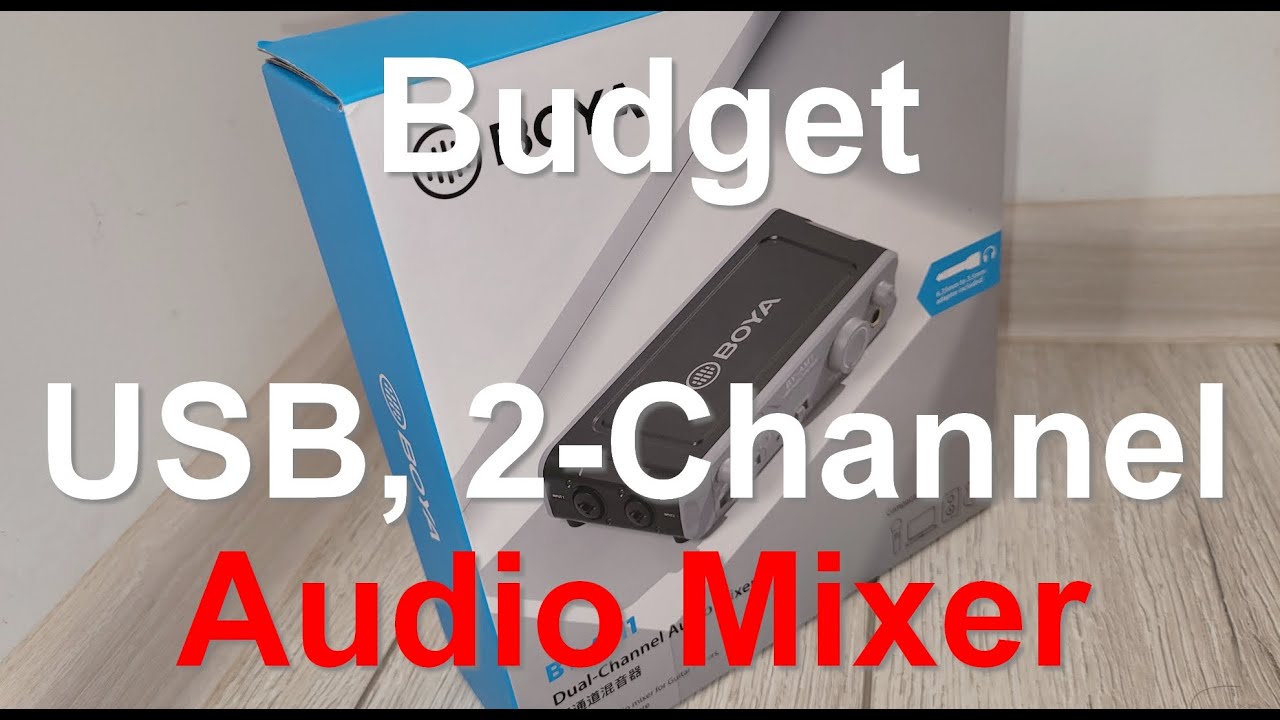 BOYA BY-AM1 Dual-Channel Audio Mixer - unboxing