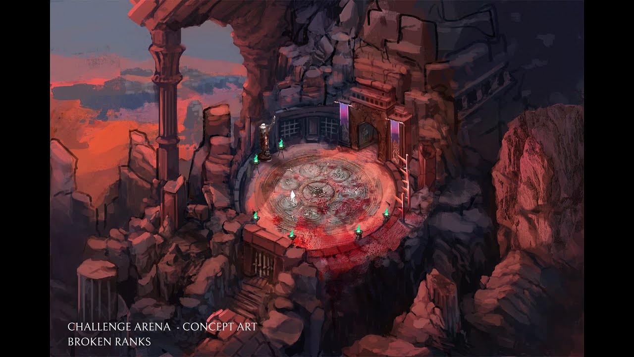 BROKEN RANKS slabym barburem z 2D  #brokenranks  #taern #mmorpg